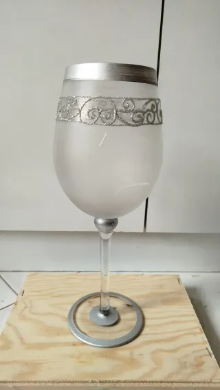 Calice decorativo vetro