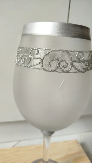 Calice decorativo vetro