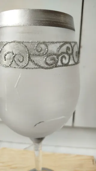 Calice decorativo vetro