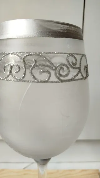 Calice decorativo vetro