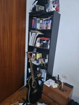 Estantería negra de 60.5, 24, 180