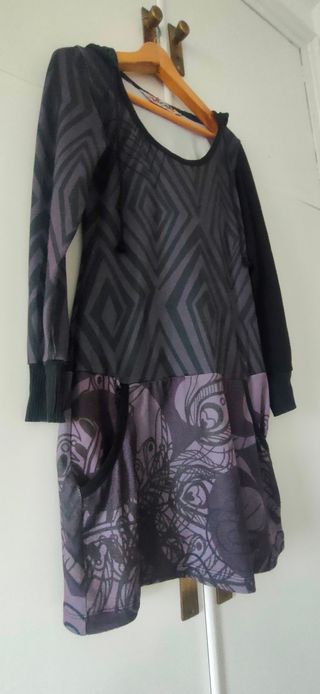 Vestido Smash! Negro y Morado