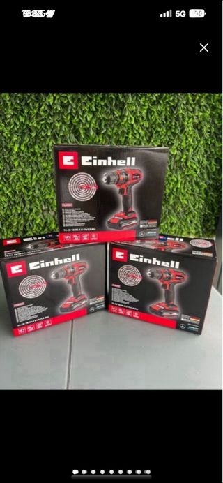 Lote 8 Taladros Atornillador Einhell Precintados