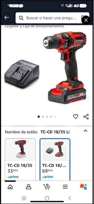 Lote 8 Taladros Atornillador Einhell Precintados