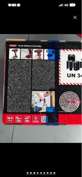 Lote 8 Taladros Atornillador Einhell Precintados