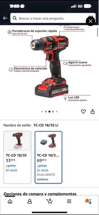 Lote 8 Taladros Atornillador Einhell Precintados