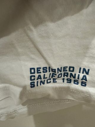 Camiseta Vans Multicolor y Blanca