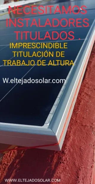 Se busca instalador, técnico, TITULADO EN ALTURA