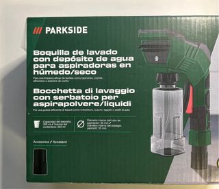 Boquilla Lavado Agua Parkside Aspiradora Húmedo/Se