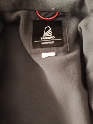 Chaqueta impermeable Tribord gris hombre