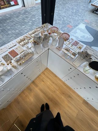 Mostrador Joyería/Tienda Rosa