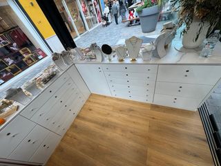 Mostrador Joyería/Tienda Rosa