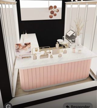 Mostrador Joyería/Tienda Rosa