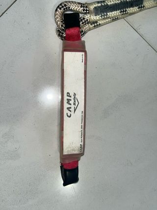 Doble cabo de anclaje con absorbedor