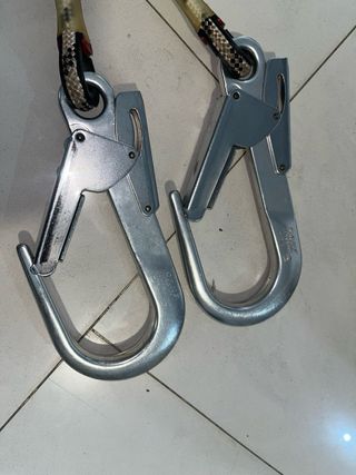 Doble cabo de anclaje con absorbedor