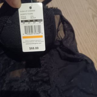 Lencería Blush Negra Encaje. Talla S