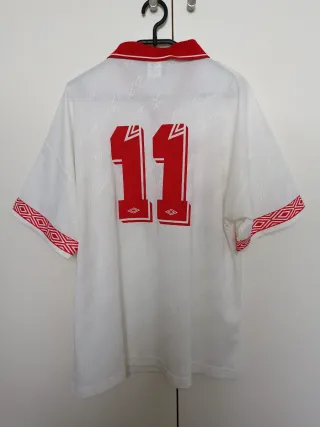 Camiseta futbol Sevilla 1995 firmada matchworn