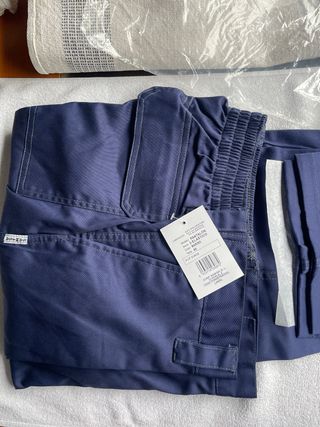 Pantalón Samisa Azul Talla 46 Elástico