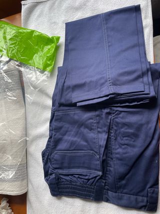 Pantalón Samisa Azul Talla 46 Elástico