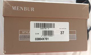 Sandalias tacón Menbur negras joya como nuevas