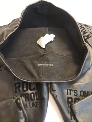 Leggings efecto piel Rock 'n' Roll