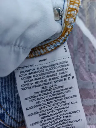 Pantalón Vaquero azul de Mango