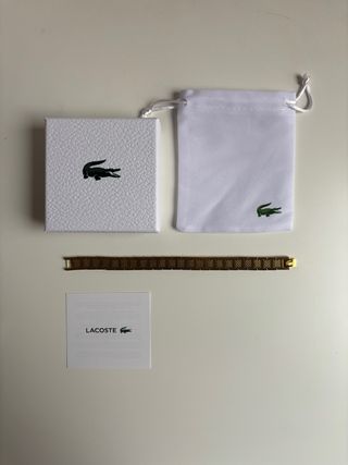 Pulsera Lacoste Hombre Dorada