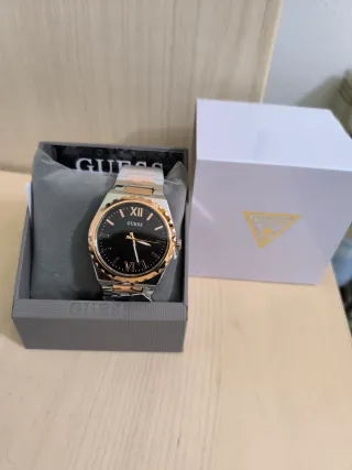 Reloj Guess Hombre Plata y Oro rosa