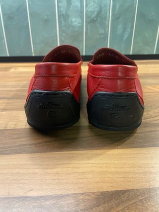 Mocasines de piel VALLEVERDE rojos