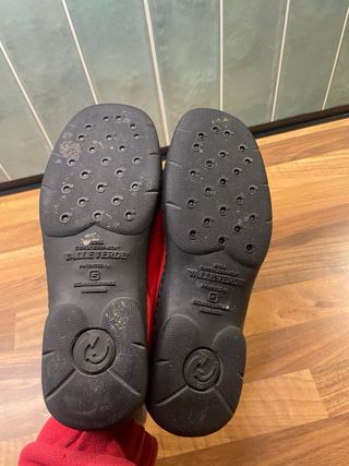 Mocasines de piel VALLEVERDE rojos