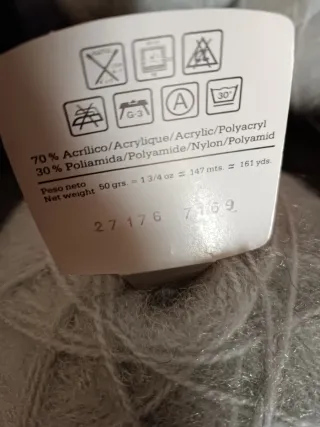 Lote ovillos de lana