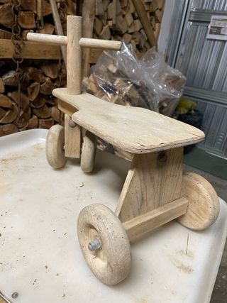 Triciclo vintage legno anni '50