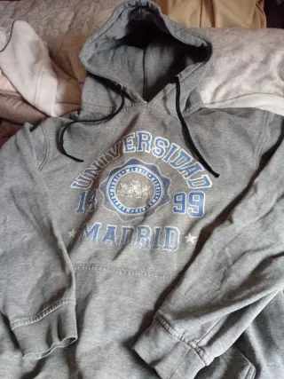 Sudadera Gris Talla M Universidad Madrid