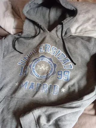 Sudadera Gris Talla M Universidad Madrid