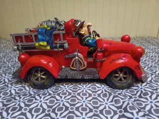 Hucha-Camión de Bomberos