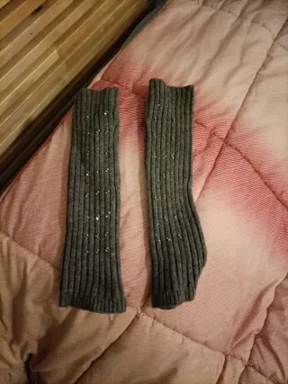 Guanti lunghi donna con strass