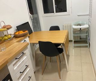 Mesa Abatible Bambú y Madera Ikea