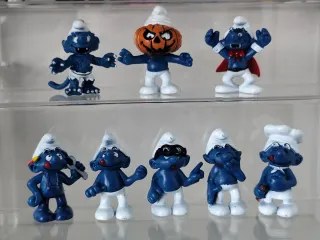 Figure di Puffi di Halloween