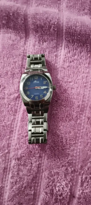 Reloj Lotus Mujer Azul y Plateado