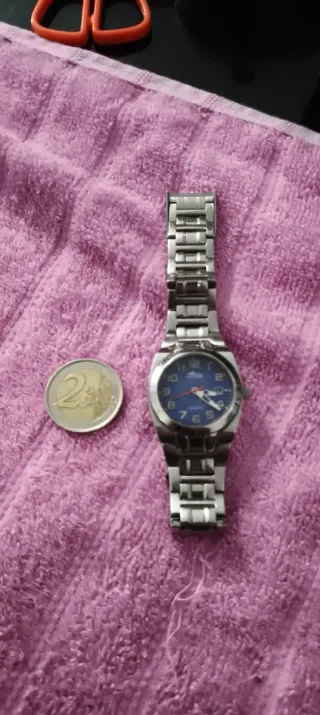 Reloj Lotus Mujer Azul y Plateado