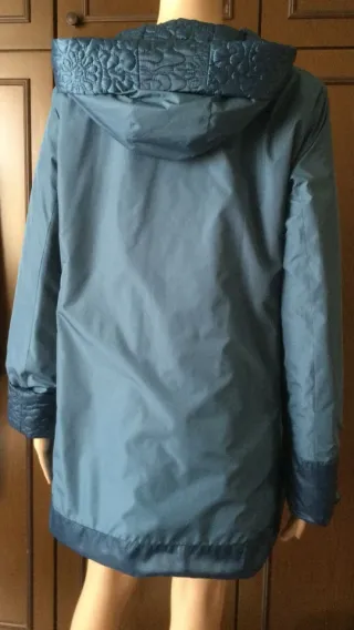 Giacca Marina Rinaldi reversibile blu IT 48