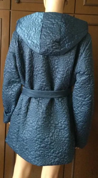 Giacca Marina Rinaldi reversibile blu IT 48