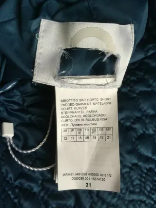 Giacca Marina Rinaldi reversibile blu IT 48