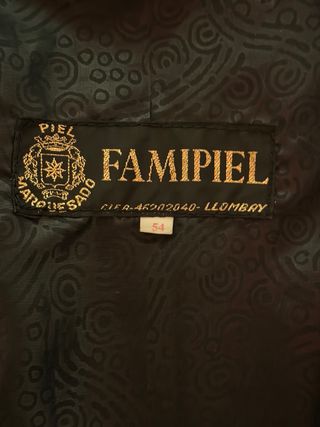 Chaqueta de piel para hombre