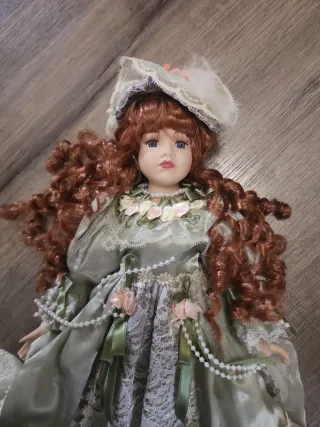 3 Bambole in Porcellana da Collezione