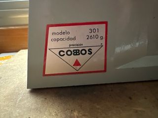 Báscula Precisión Cobos Modelo 301