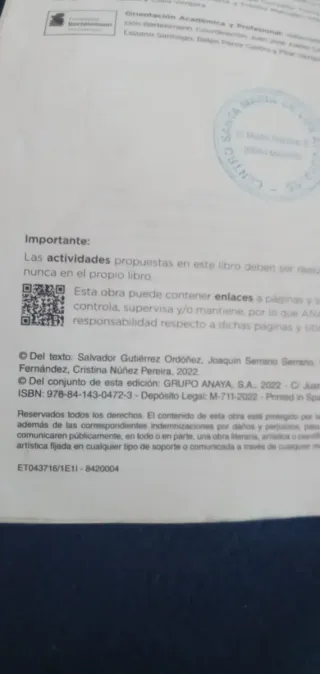 Lengua y Literatura 1° de la Eso Operacion Mundo