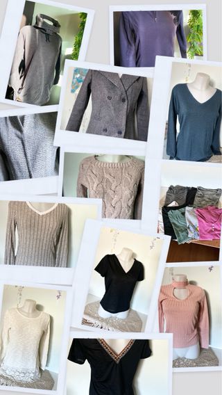 Set donna S M grigio, rosa