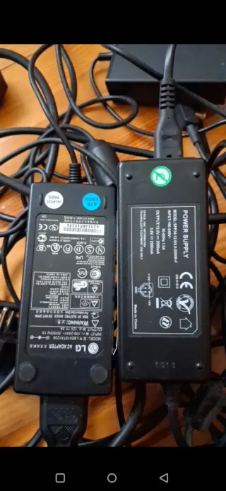 Lote cargadores portátiles Acer Sony hp dell Asus