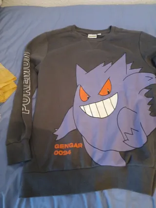 Sudadera Pokémon Gengar Talla 13-14 years